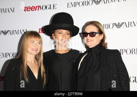 LOS ANGELES - SET 26: Amy Astley, Zendaya Coleman, Lisa Love al 12th annuale Teen Vogue Young Hollywood Party a Emporio Armani il 26 settembre 2014 a Beverly Hills, CA Foto Stock