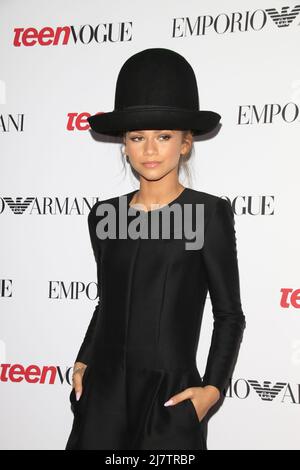 LOS ANGELES - SET 26: Zendaya Coleman all'annuale Teen Vogue Young Hollywood Party 12th all'Emporio Armani il 26 settembre 2014 a Beverly Hills, CA Foto Stock