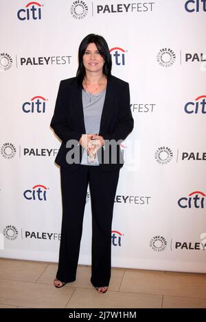 LOS ANGELES - SET 15: Nancy McKeon al PaleyFest 2014 Fall - 'Facts of Life' 35th Anniv Reunion al Paley Center for Media il 15 settembre 2014 a Beverly Hills, CA Foto Stock