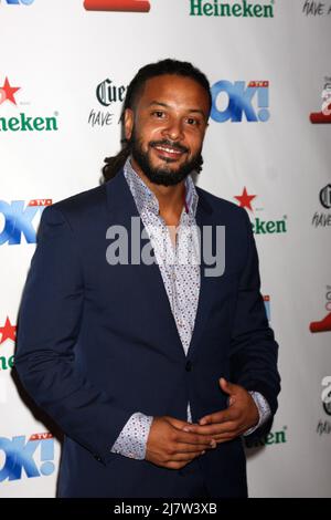 LOS ANGELES - AGO 21: Brandon Jay McLaren all'OK! TV Awards Party al Sofiitel L.A. il 21 agosto 2014 a West Hollywood, CA Foto Stock