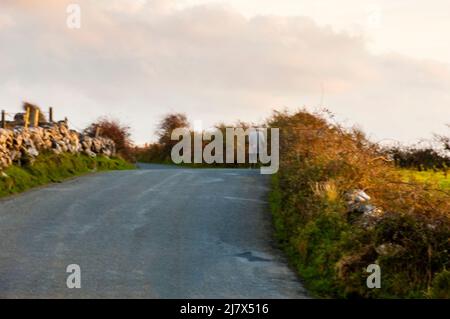 Aspra topografia calcarea sulla penisola di Dingle in Irlanda. Foto Stock