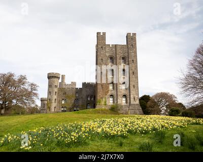 Penrhyn Castle, Bangor, Galles del Nord, Regno Unito. Foto Stock