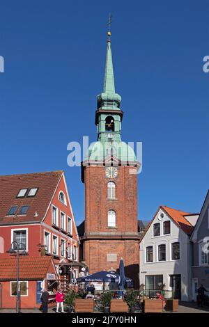 Chiesa di San Nicola, Kappeln, Schleswig-Holstein, Germania Foto Stock