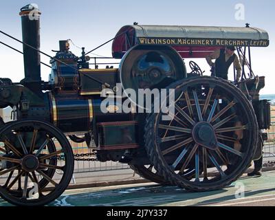 La storica comercial Vehicle Society si è radunata da Londra a Brighton Foto Stock