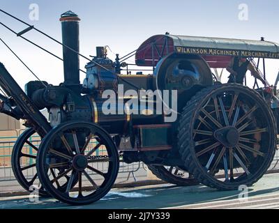 La storica comercial Vehicle Society si è radunata da Londra a Brighton Foto Stock