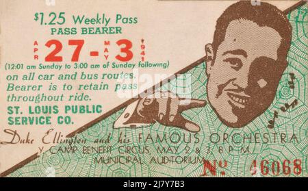 Duke Ellington Transit Pass Foto Stock