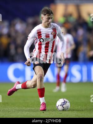 Sheffield, Inghilterra, 9th maggio 2022. Jack Clarke di Sunderland durante la partita della Sky Bet League 1 a Hillsborough, Sheffield. Il credito dovrebbe essere: Isaac Parkin / Sportimage Foto Stock