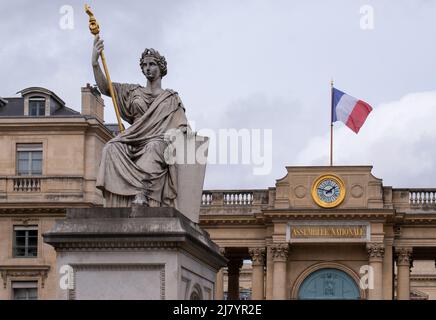 L'Assemblea nazionale francese a Parigi Foto Stock