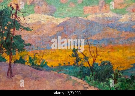 Dipinto intitolato 'Les Terrasses de Monte Cassino' di John Russell del 1889 Foto Stock
