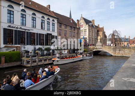 4 inizia Hotel de Orangerie a Brugges, Belgio, Europa Foto Stock