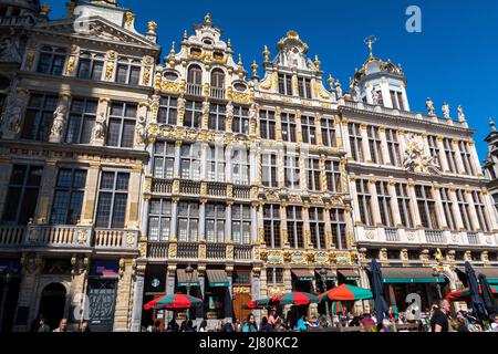 Starbucks Coffee Store al Grand Place di Bruxelles, Belgio, Europa Foto Stock