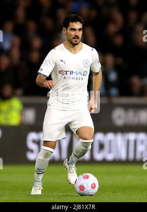 Ilkay Gundogan di Manchester City durante la partita della Premier League al Molineux Stadium di Wolverhampton. Data foto: Mercoledì 11 maggio 2022. Foto Stock