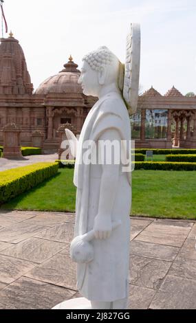 Tempio di Jain (Derasar) a Potters Bar, Regno Unito Foto Stock