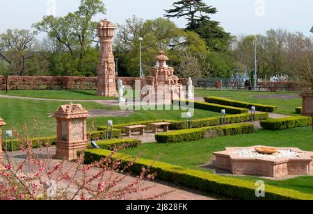 Tempio di Jain (Derasar) a Potters Bar, Regno Unito Foto Stock