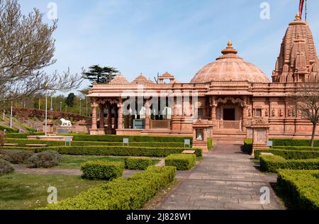 Tempio di Jain (Derasar) a Potters Bar, Regno Unito Foto Stock