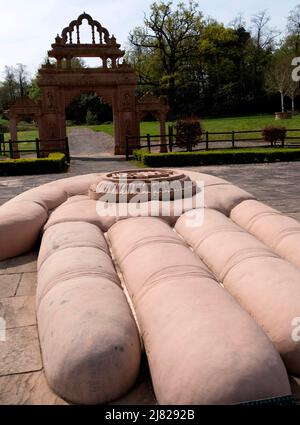 Tempio di Jain (Derasar) a Potters Bar, Regno Unito Foto Stock