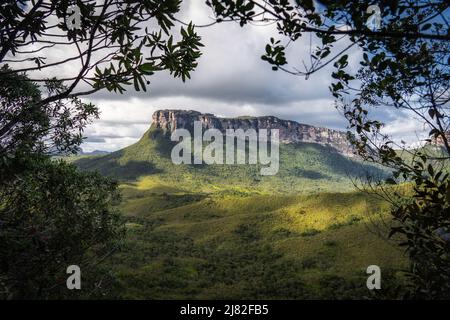 Vale do Pati (Valle dei Pati), Parco Nazionale Chapada Diamantina, Bahia, Brasile nord-orientale, Sud America. Foto Stock