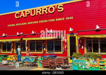 Capurro's Restaurant, Fisherman's Wharf, San Francisco, California, USA Foto Stock