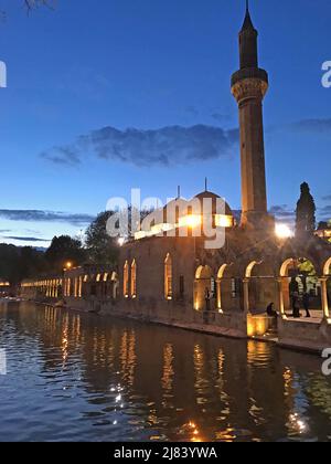 Moschea a Balikligol a Sanliurfa, Turchia Foto Stock