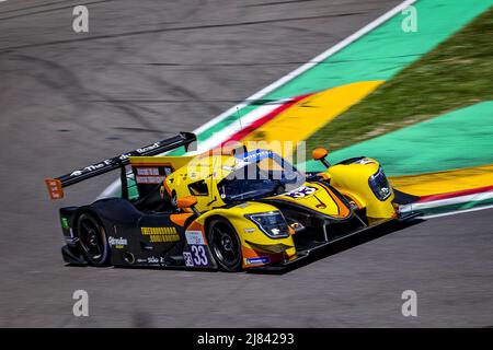 33 HODES Rob (usa), RODRIGUEZ Ian (gtm), Team Virage, Ligier JS P320 - Nissan, in azione nel 2nd della Michelin le Mans Cup 2022 sul circuito di Imola dal 12 al 14 maggio, a Imola, Italia - Foto: Paulo Maria/DPPI/LiveMedia Foto Stock