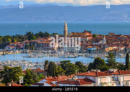 Izola, Istria, Litorale, Slovenia, Europa Foto Stock