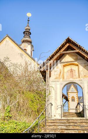 Maria Worth, Austria, immagine HDR Foto Stock