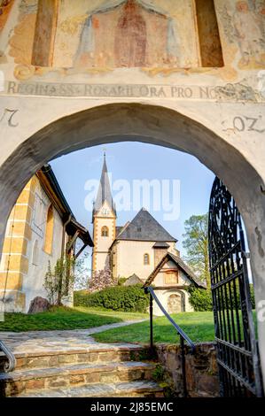 Maria Worth, Austria, immagine HDR Foto Stock