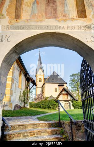 Maria Worth, Austria, immagine HDR Foto Stock