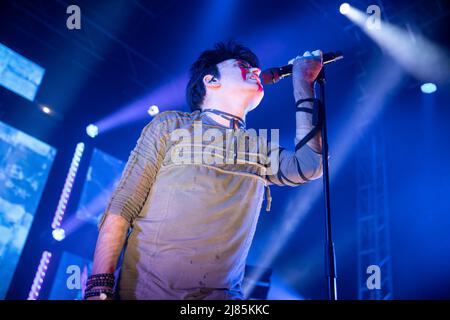 Leeds, Regno Unito. 12th maggio 2022. Gary Numan si esibisce al O2 Academy Credit: Gary Stafford/Alamy Live News Foto Stock