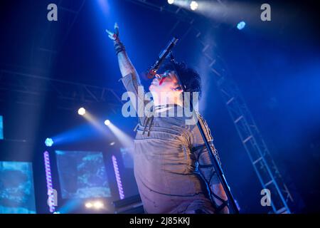 Leeds, Regno Unito. 12th maggio 2022. Gary Numan si esibisce al O2 Academy Credit: Gary Stafford/Alamy Live News Foto Stock