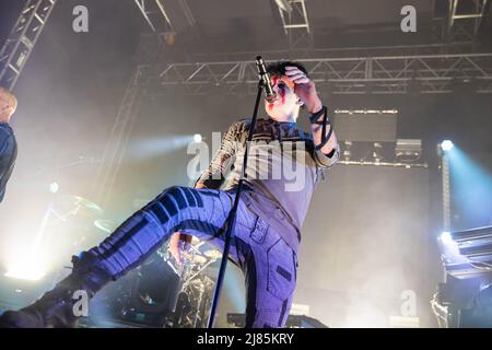 Leeds, Regno Unito. 12th maggio 2022. Gary Numan si esibisce al O2 Academy Credit: Gary Stafford/Alamy Live News Foto Stock