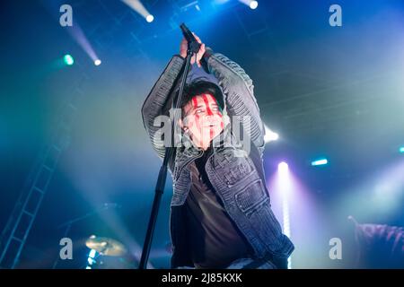 Leeds, Regno Unito. 12th maggio 2022. Gary Numan si esibisce al O2 Academy Credit: Gary Stafford/Alamy Live News Foto Stock