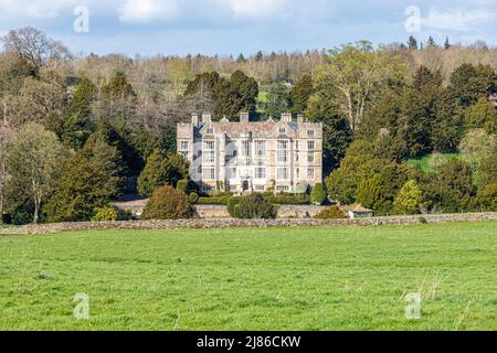 Primi 17th secolo Fountains Hall vicino Ripon, North Yorkshire, Inghilterra Regno Unito Foto Stock