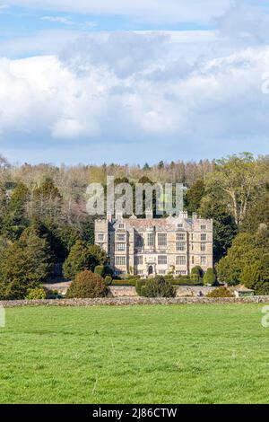 Primi 17th secolo Fountains Hall vicino Ripon, North Yorkshire, Inghilterra Regno Unito Foto Stock