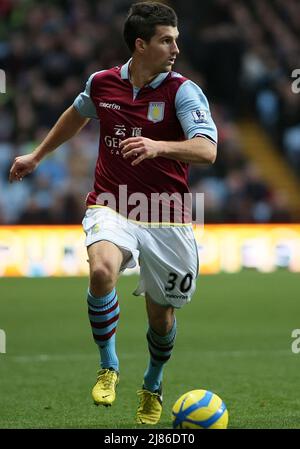 1st Gennaio 2013 - Calcio fa Cup - Aston Villa Vs. Città di Ipswich - Eric Lichaj di Aston Villa - Foto: Paul Roberts / Pathos. Foto Stock