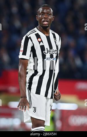 Denis Zakaria di Juventus si presenta durante la Coppa Italia, finale di calcio tra Juventus FC e FC Internazionale il 11 maggio 2022 allo Stadio Olimpico di Roma - Foto: Federico Proietti/DPPI/LiveMedia Foto Stock