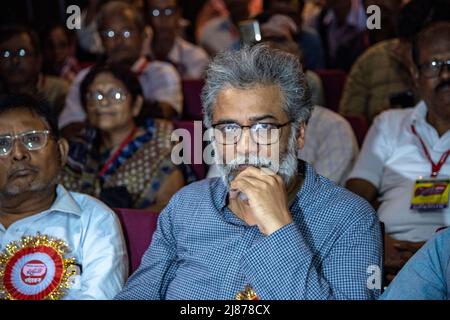 Dipankar Bhattacharya (dicembre 1960), segretario generale nazionale del Partito Comunista dell'India (marxista-leninista) Liberazione. Diverso momento della Conferenza di Stato da parte del Partito Comunista dell'India (marxista-leninista). Il Partito Comunista dell'India (Marxista-leninista.CPI ML) ha organizzato una Conferenza di Stato del 12th presso il Centro Gioventù di Stato che si svolgerà fino al 15th maggio 2022 per cercare la via d'uscita contro il regime fascista e comunale del BJP ha guidato il governo centrale e la democrazia disinvestimento del governo guidato da TMC (secondo il loro parere). (Foto di Amlan Biswas/Pacific Press) Foto Stock