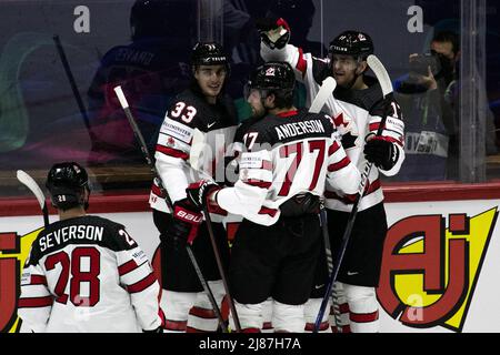 Helsinki, Finlandia. 13th maggio 2022. IIHF-Finlandia durante il Campionato del mondo - Germania vs Canada, Hockey su ghiaccio a Helsinki, Finlandia, maggio 13 2022 credito: Independent Photo Agency/Alamy Live News Foto Stock