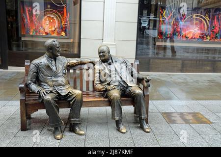 Alleati di Lawrence Holofcener su New Bond Street a Londra Foto Stock