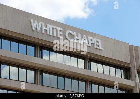 Edificio di uffici della Cappella Bianca nel Borough di Londra dei Tower Hamlets Foto Stock