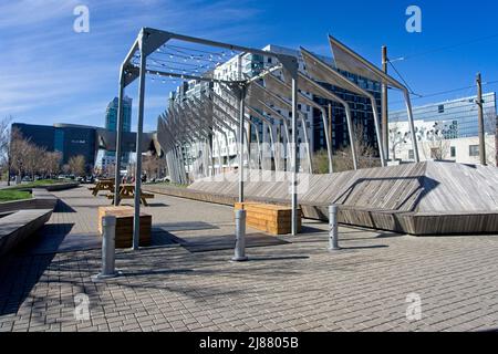 C-Square Plaza Downtown Calgary Alberta Foto Stock