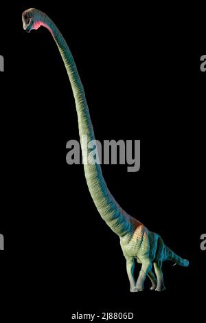 Opere d'arte di Mamenchisaurus Foto Stock