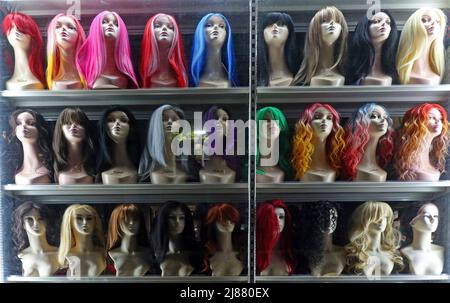 Beautyworx, Wig Shop estensioni capelli, Bridge Street, Warrington, Cheshire, Regno Unito Foto Stock