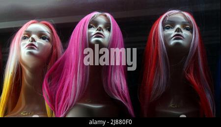 Beautyworx, Wig Shop estensioni capelli, Bridge Street, Warrington, Cheshire, Regno Unito Foto Stock