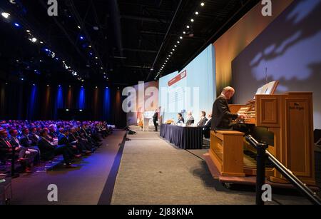 Newgein, Paesi Bassi. 14th maggio 2022. 2022-05-14 10:10:26 NEWGEIN - membri del partito durante un giorno del partito del SGP. ANP JEROEN JUMELET netherlands OUT - belgium OUT Credit: ANP/Alamy Live News Foto Stock