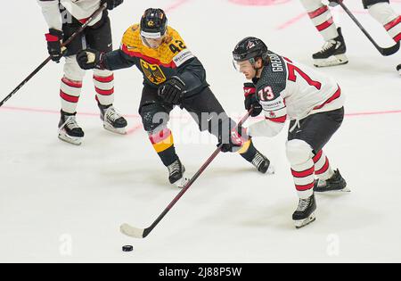 Helsinki, Finlandia. 13th maggio 2022. Nella partita GERMANIA - CANADA IIHF ICE HOCKEY WORLD CHAMPIONSHIP Group B a Helsinki, Finlandia, 13 maggio 2022, Stagione 2021/2022 © Peter Schatz / Alamy Live News Credit: Peter Schatz/Alamy Live News Foto Stock