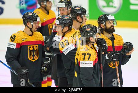 Helsinki, Finlandia. 13th maggio 2022. Nella partita GERMANIA - CANADA IIHF ICE HOCKEY WORLD CHAMPIONSHIP Group B a Helsinki, Finlandia, 13 maggio 2022, Stagione 2021/2022 © Peter Schatz / Alamy Live News Credit: Peter Schatz/Alamy Live News Foto Stock