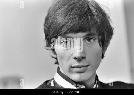 MANFRED MANN gruppo pop britannico con Klaus Voormann agosto 1966. Foto: Tony Gale Foto Stock