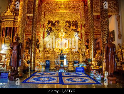 Wat Ban Den o Wat Banden complesso tempio nel distretto di Mae Taeng, Chiang mai, Thailandia Foto Stock