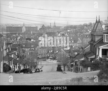 Vista di Bethlehem, Pennsylvania. Foto Stock